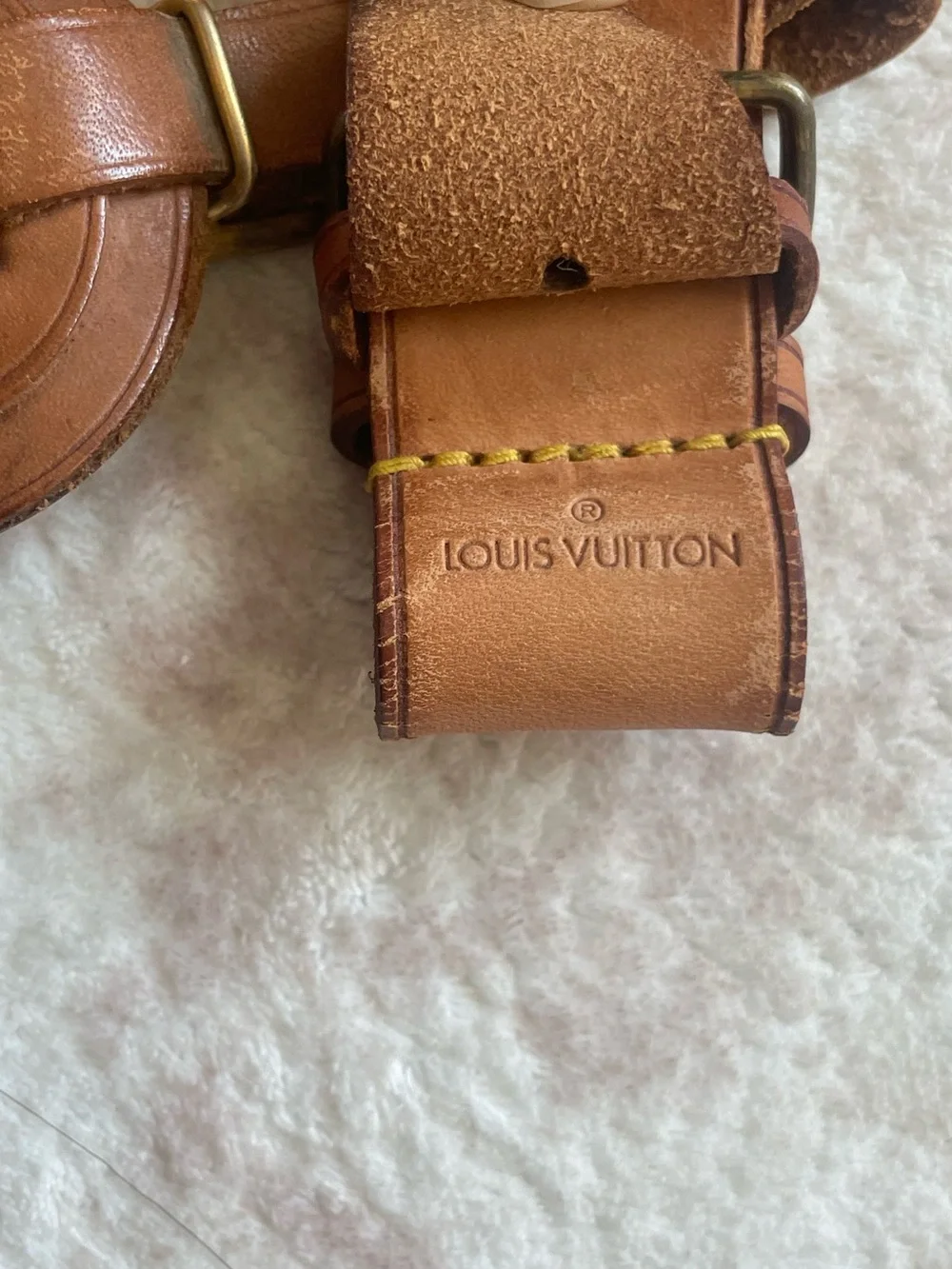 LOUIS VUITTON Luggage Tag with Buckle Strap